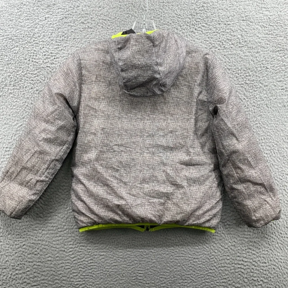 Eddie Bauer Goose Puffer Jacket Kids M 10-12 Reversible Outdoor Hike Camp Snow